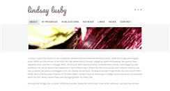Desktop Screenshot of lindsaylusby.com